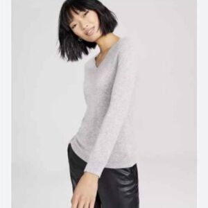 Cashmere By Charter Club V-Neck Pullover Sweater Women’s Size Medium